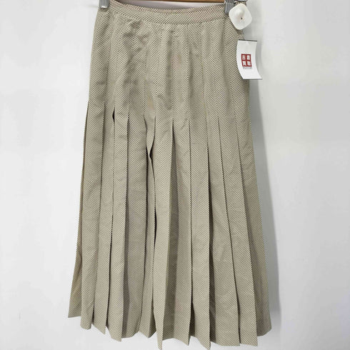 インゲボルグ INGEBORG ドット柄プリーツスカート レディース