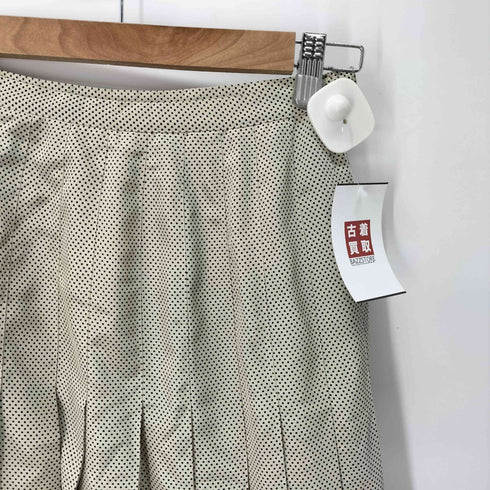 インゲボルグ INGEBORG ドット柄プリーツスカート レディース