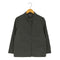 ジルサンダーネイビー JIL SANDER NAVY イタリア製 ポリエステルシルク ラウンドカラー ジャケット レディース 44