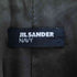 ジルサンダーネイビー JIL SANDER NAVY イタリア製 ポリエステルシルク ラウンドカラー ジャケット レディース 44