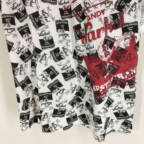 アンディウォーホル バイヒステリックグラマー andy warhol by HYSTERIC GLAMOUR Y2K 総柄 プリント S/S Tシャツ メンズ FREE