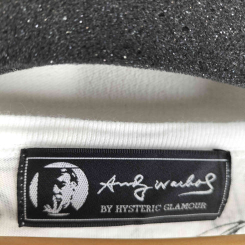 アンディウォーホル バイヒステリックグラマー andy warhol by HYSTERIC GLAMOUR Y2K 総柄 プリント S/S Tシャツ メンズ FREE