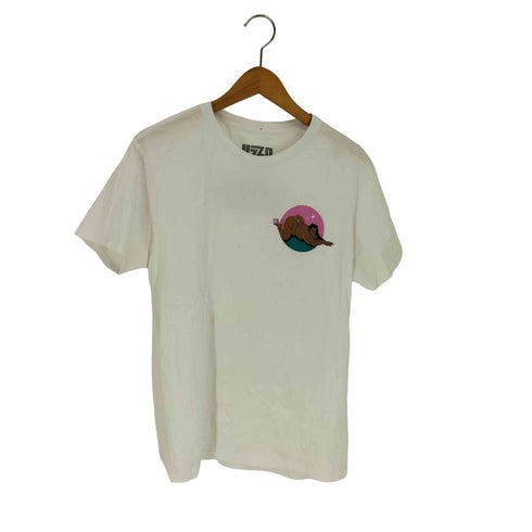 英国製 Arch Back Print アーチ バック Tシャツ アーティスト Tシャツ メンズ import:L