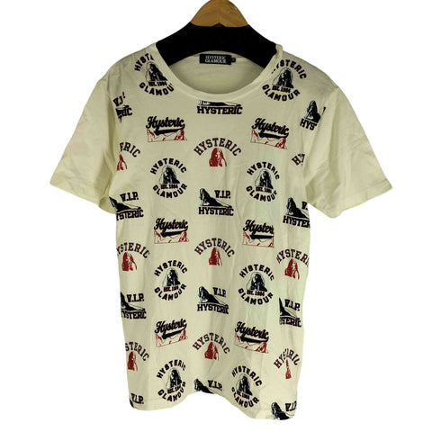 ヒステリックグラマー HYSTERIC GLAMOUR Y2K ヒスガール 総柄 プリント S/S Tシャツ メンズ JPN:M