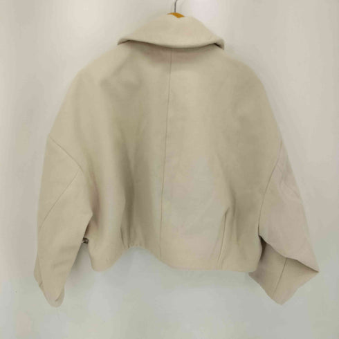 スナイデル snidel レーヨン混 ステンカラー クロップドジャケット レディース ONE SIZE