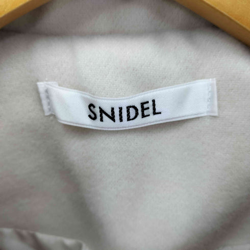 スナイデル snidel レーヨン混 ステンカラー クロップドジャケット レディース ONE SIZE