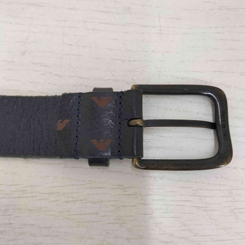 アルマーニジーンズ ARMANI JEANS LIMITED EDITION 総柄レザーベルト メンズ