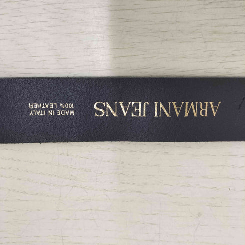 アルマーニジーンズ ARMANI JEANS LIMITED EDITION 総柄レザーベルト メンズ