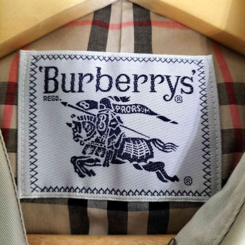 バーバリーズ BURBERRYS 90s 白タグ 裏地ノバチェック トレンチコート メンズ 7AR