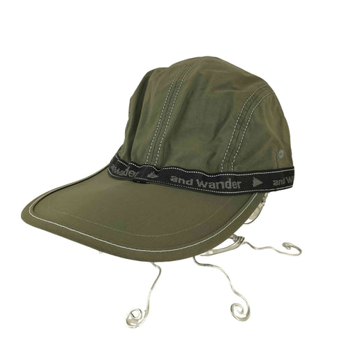 アンドワンダー and wander JQ tape cap メンズ FREE
