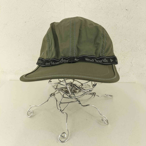 アンドワンダー and wander JQ tape cap メンズ FREE