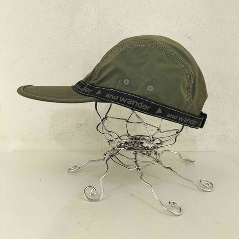アンドワンダー and wander JQ tape cap メンズ FREE