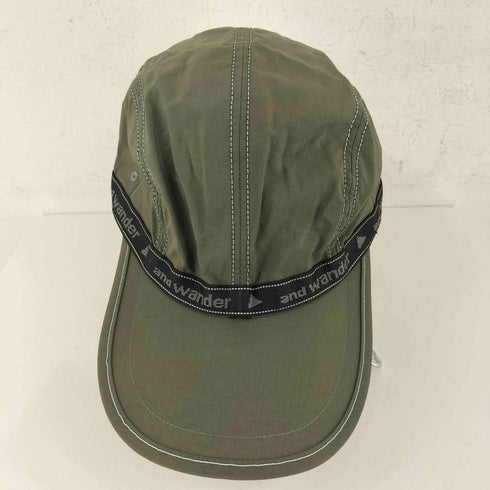 アンドワンダー and wander JQ tape cap メンズ FREE