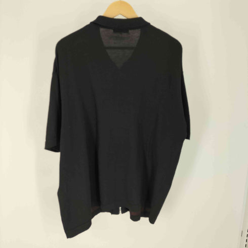 フリークスストア FREAKS STORE 23SS シンメトリーライン ジップアップ ポリ ニット シャツ メンズ JPN:L