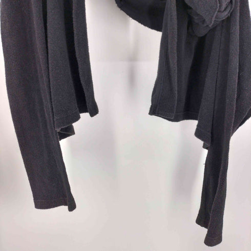 コムデギャルソン COMME des GARCONS 02AW AD2002 Knitting is Free期 タオル地 クロップド アシンメトリー コットン ニット カーディガン ニッティングイズフリー レディース