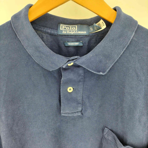 ポロバイラルフローレン Polo by RALPH LAUREN 23SS THE BIG SHIRT ビッグフィット ポロシャツ 裾 ポニー 刺繍 メンズ import:XL