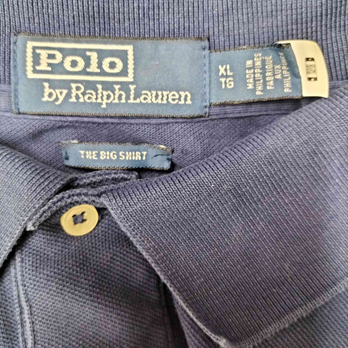 ポロバイラルフローレン Polo by RALPH LAUREN 23SS THE BIG SHIRT ビッグフィット ポロシャツ 裾 ポニー 刺繍 メンズ import:XL