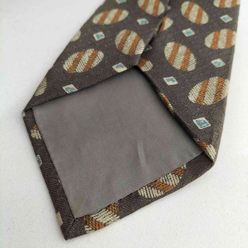 ジョルジオアルマーニ Giorgio Armani MADE IN ITALY 総柄 シルクネクタイ メンズ