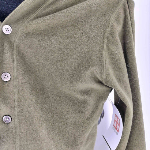 コムデギャルソン COMME des GARCONS AD2009 ポリ ウール レイヤード ニット ベスト カーディガン レディース import:S