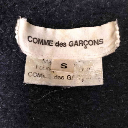 コムデギャルソン COMME des GARCONS AD2009 ポリ ウール レイヤード ニット ベスト カーディガン レディース import:S