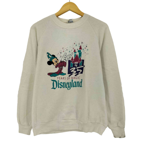 90s USA製 ラグラン キャラクタープリント クルーネックスウェット メンズ import:XL