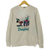 90s USA製 ラグラン キャラクタープリント クルーネックスウェット メンズ import:XL