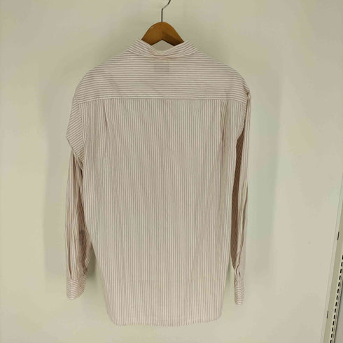 ユナイテッドアローズグリーンレーベルリラクシング UNITED ARROWS green label relaxing コットン ストライプ ブロード ジャストルーズ シャツ メンズ JPN:L