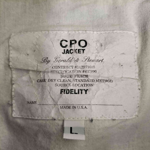 フィデリティー FIDELITY USA製 CPO JACKET シャツジャケット メンズ import:L
