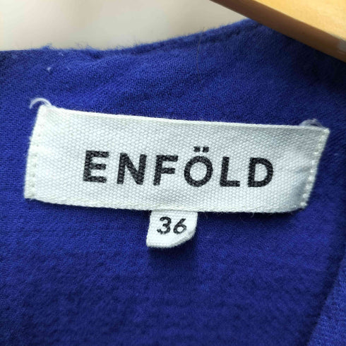 エンフォルド ENFOLD Aライン ノースリーブワンピース レディース 36