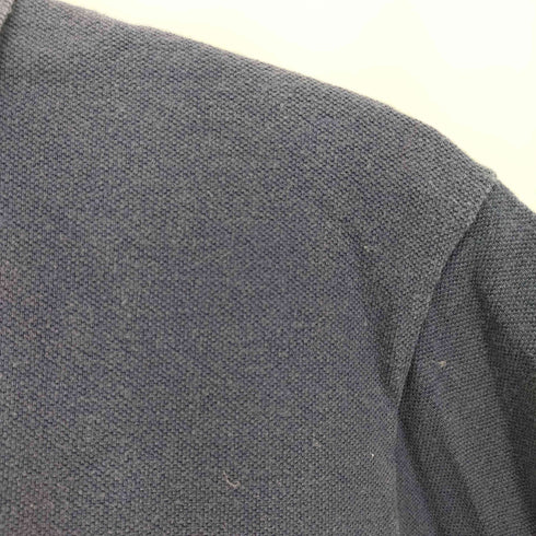 ポロバイラルフローレン Polo by RALPH LAUREN 90s USA製 ポニー刺繍 2トーン クロップドポロシャツ レディース import:L