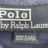 ポロバイラルフローレン Polo by RALPH LAUREN 90s USA製 ポニー刺繍 2トーン クロップドポロシャツ レディース import:L