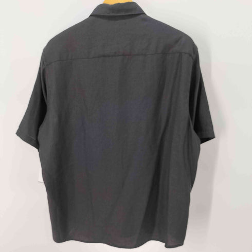 ユナイテッドアローズグリーンレーベルリラクシング UNITED ARROWS green label relaxing トリアセドビー ジャストルーズ 半袖 シャツ メンズ M