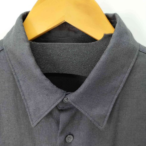 ユナイテッドアローズグリーンレーベルリラクシング UNITED ARROWS green label relaxing トリアセドビー ジャストルーズ 半袖 シャツ メンズ M
