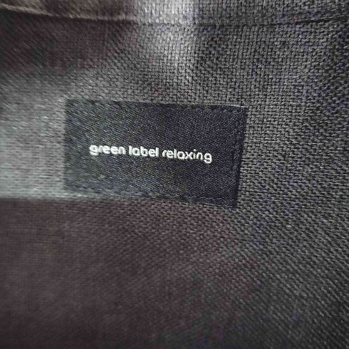 ユナイテッドアローズグリーンレーベルリラクシング UNITED ARROWS green label relaxing トリアセドビー ジャストルーズ 半袖 シャツ メンズ M