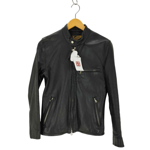 y'2 leather シングルライダースジャケット SR-41 カウレザー メンズ US:36
