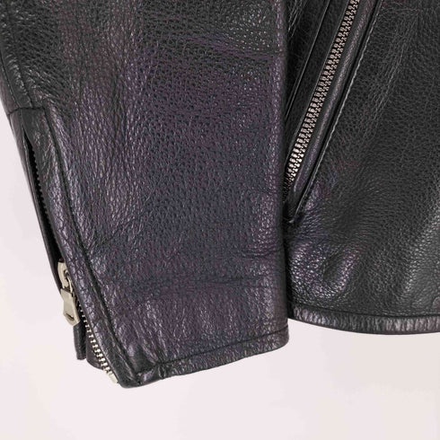 y'2 leather シングルライダースジャケット SR-41 カウレザー メンズ US:36