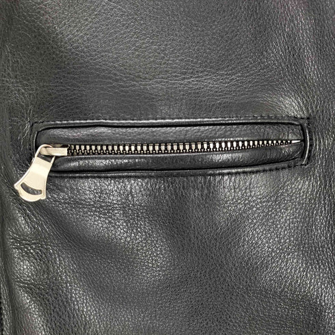 y'2 leather シングルライダースジャケット SR-41 カウレザー メンズ US:36