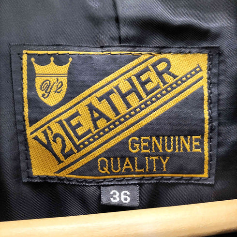 y'2 leather シングルライダースジャケット SR-41 カウレザー メンズ US:36