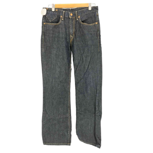 リーバイス Levis 00S 517 ボタン裏 J41 刻印 バック アシンメトリー ポケット ジップフライ ブーツカット フレア デニム パンツ 2005年製 濃紺 メンズ W:32 L:33