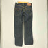 リーバイス Levis 00S 517 ボタン裏 J41 刻印 バック アシンメトリー ポケット ジップフライ ブーツカット フレア デニム パンツ 2005年製 濃紺 メンズ W:32 L:33