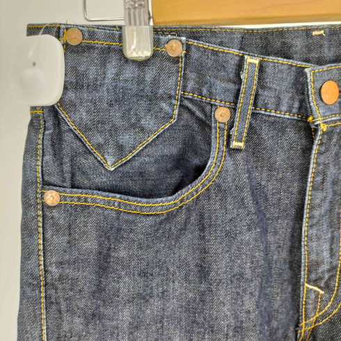 リーバイス Levis 00S 517 ボタン裏 J41 刻印 バック アシンメトリー ポケット ジップフライ ブーツカット フレア デニム パンツ 2005年製 濃紺 メンズ W:32 L:33