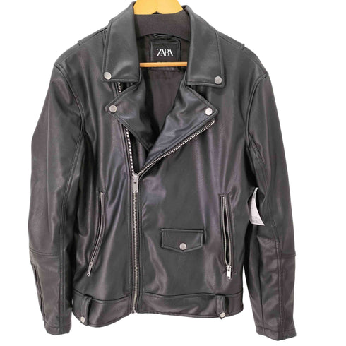 ザラ ZARA シングルライダースジャケット レディース import:S