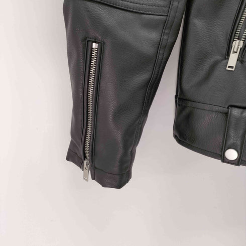 ザラ ZARA シングルライダースジャケット レディース import:S
