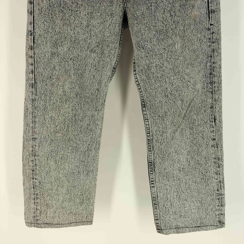 リーバイス Levis 90S USA製 501 ボタン裏 522 刻印 Rタブ ACID WASH ケミカルウォッシュ ボタンフライ ブラック デニム パンツ 1991年製 メンズ W33 L:30