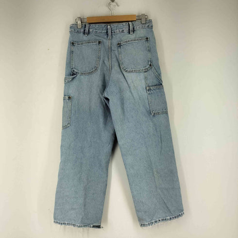 ザラ ZARA JEAN COUPE AMPLE ダブルニーデニムパンツ メンズ 38