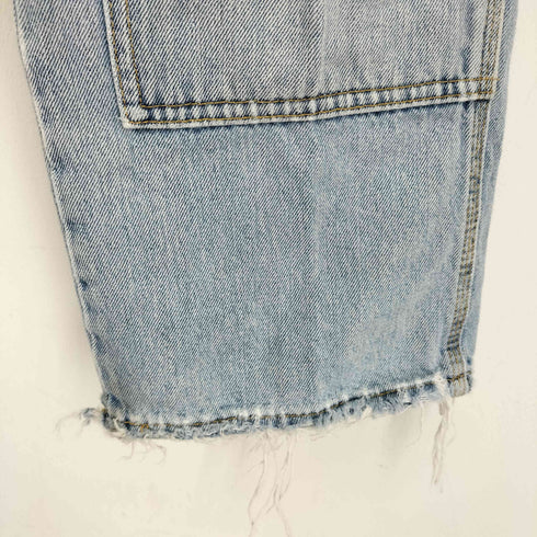 ザラ ZARA JEAN COUPE AMPLE ダブルニーデニムパンツ メンズ 38