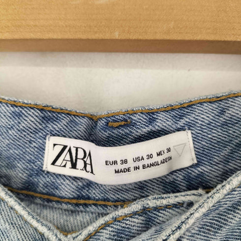 ザラ ZARA JEAN COUPE AMPLE ダブルニーデニムパンツ メンズ 38