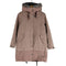 エーグル AIGLE PRIMALOFT プリマロフト 裏地キルティング 内ボアフーデッド モッズコート ボア取り外し可 レディース UK8