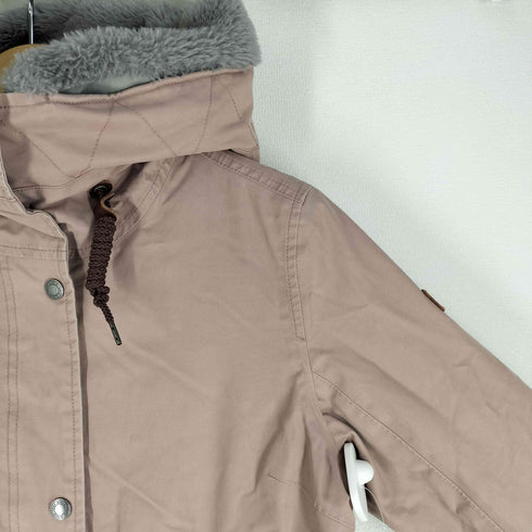 エーグル AIGLE PRIMALOFT プリマロフト 裏地キルティング 内ボアフーデッド モッズコート ボア取り外し可 レディース UK8