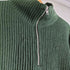 フリークスストア FREAKS STORE ビッグシルエット 畔編み ハーフジップニット メンズ JPN:L